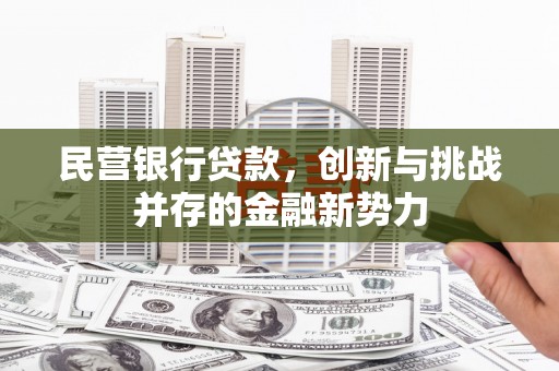 扎赉特旗民营银行贷款，创新与挑战并存的金融新势力