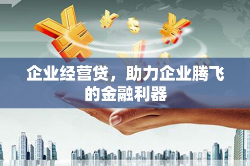 扎赉特旗企业经营贷，助力企业腾飞的金融利器