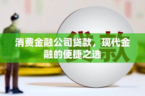 扎赉特旗消费金融公司贷款，现代金融的便捷之选