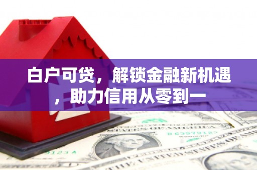 扎赉特旗白户可贷，解锁金融新机遇，助力信用从零到一