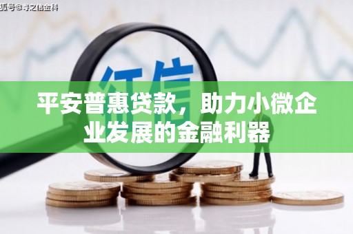 扎赉特旗平安普惠贷款，助力小微企业发展的金融利器