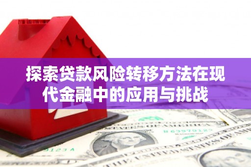 扎赉特旗探索贷款风险转移方法在现代金融中的应用与挑战