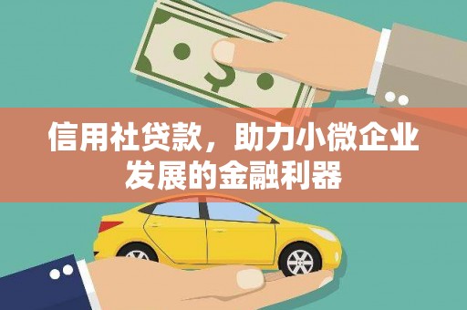扎赉特旗信用社贷款，助力小微企业发展的金融利器