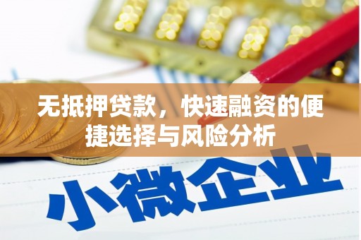 扎赉特旗无抵押贷款，快速融资的便捷选择与风险分析