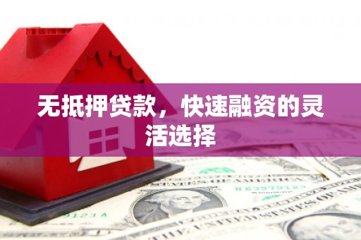 扎赉特旗无抵押贷款，快速融资的灵活选择