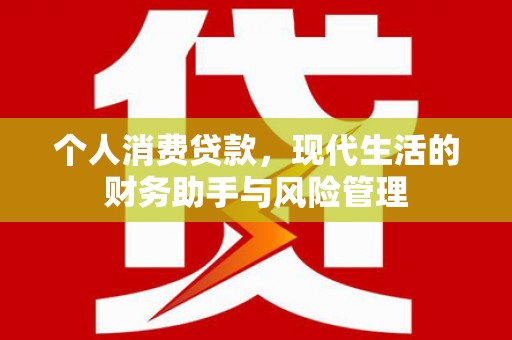 扎赉特旗个人消费贷款，现代生活的财务助手与风险管理