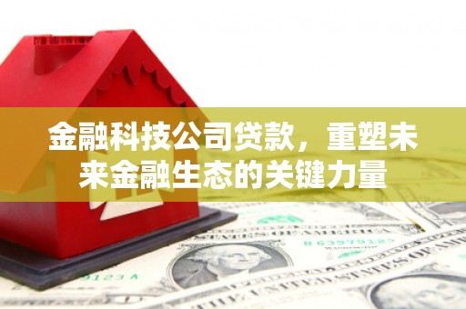 扎赉特旗金融科技公司贷款，重塑未来金融生态的关键力量