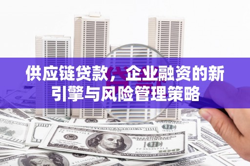 扎赉特旗供应链贷款，企业融资的新引擎与风险管理策略