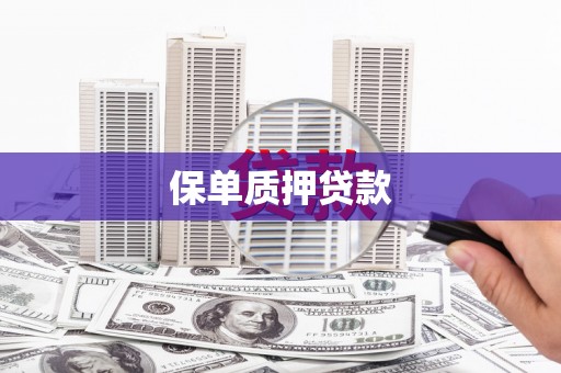 扎赉特旗保单质押贷款