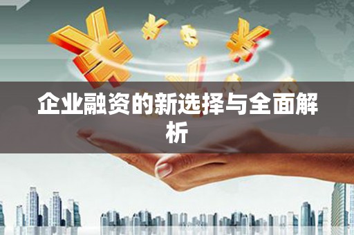 扎赉特旗企业融资的新选择与全面解析