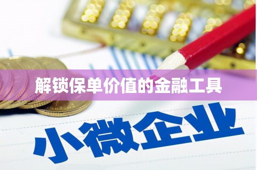 扎赉特旗解锁保单价值的金融工具
