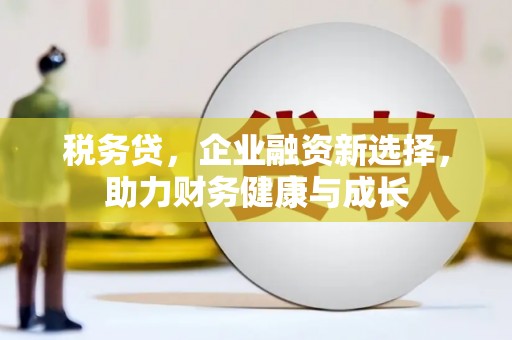 扎赉特旗税务贷，企业融资新选择，助力财务健康与成长