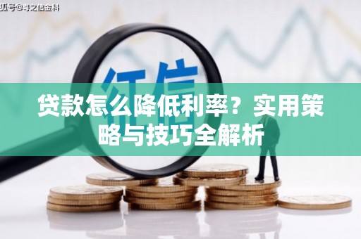 扎赉特旗贷款怎么降低利率？实用策略与技巧全解析